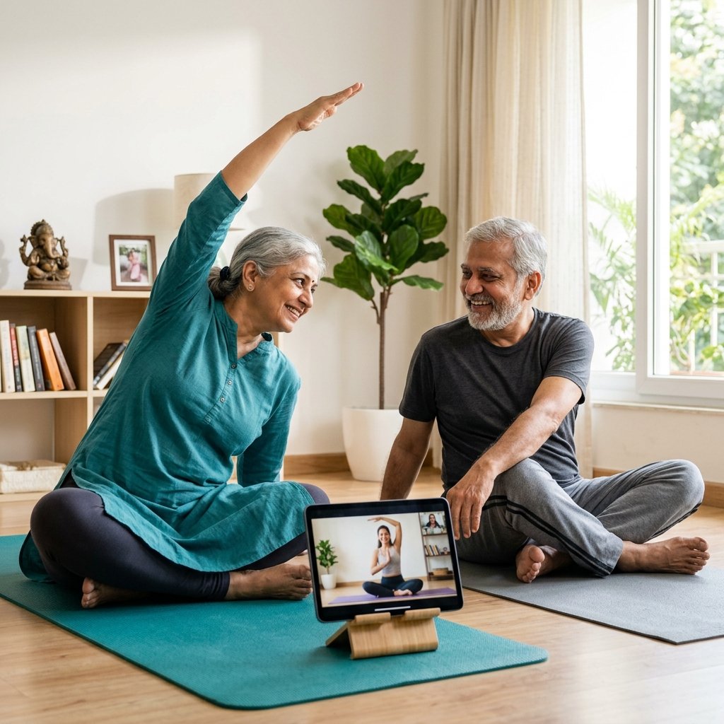 Senior citizen online fitness member result